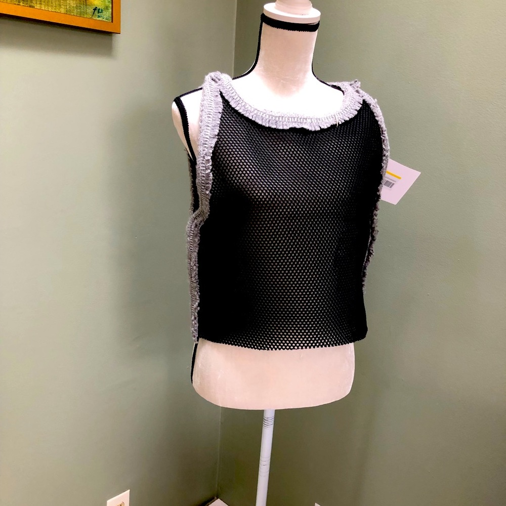 Ballantyne luxury Italian Neoprene Mesh Tank Vest